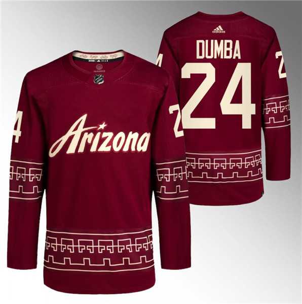 Men's Arizona Coyotes #24 Matt Dumba Garnet Alternate Pro Jersey Dzhi,We sell and wholesale Men's Arizona Coyotes #24 Matt Dumba Garnet Alternate Pro Jersey Dzhi on line form chian!